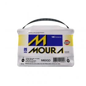 BATERIA MOURA 60Ah 18 MESES  DE GARANTIA  M60GD POSITIVO LADO DIREITO VALOR SEM TROCA.